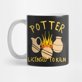 Potter Licensed To Kiln Mug